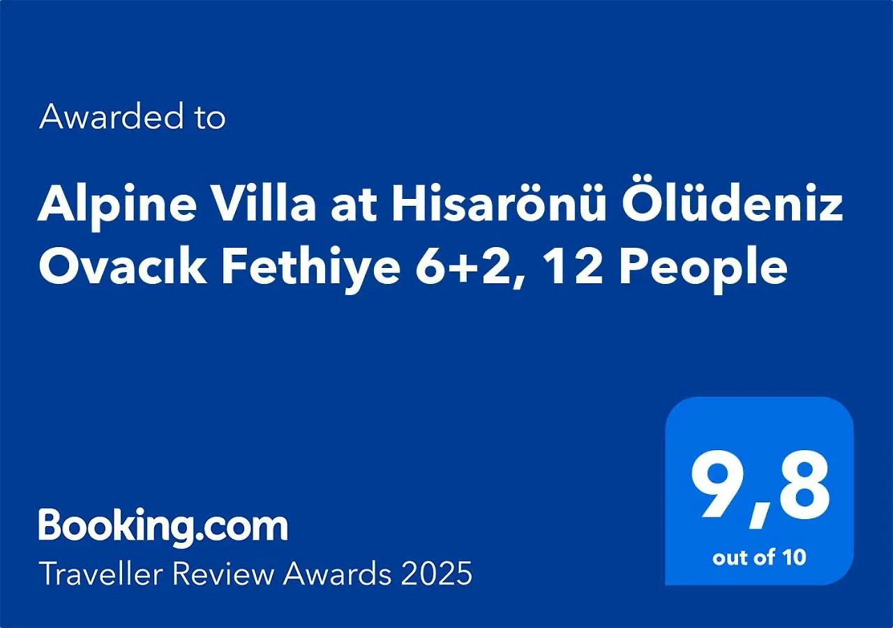 Alpine Villa At Hisaroenue Oeluedeniz Ovacik Fethiye 6+2, 12 People 0*,  トルコ